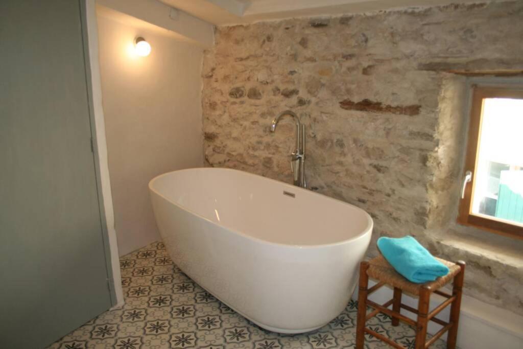 Character Filled House Overlooking The River Cesse Bize-Minervois Luaran gambar
