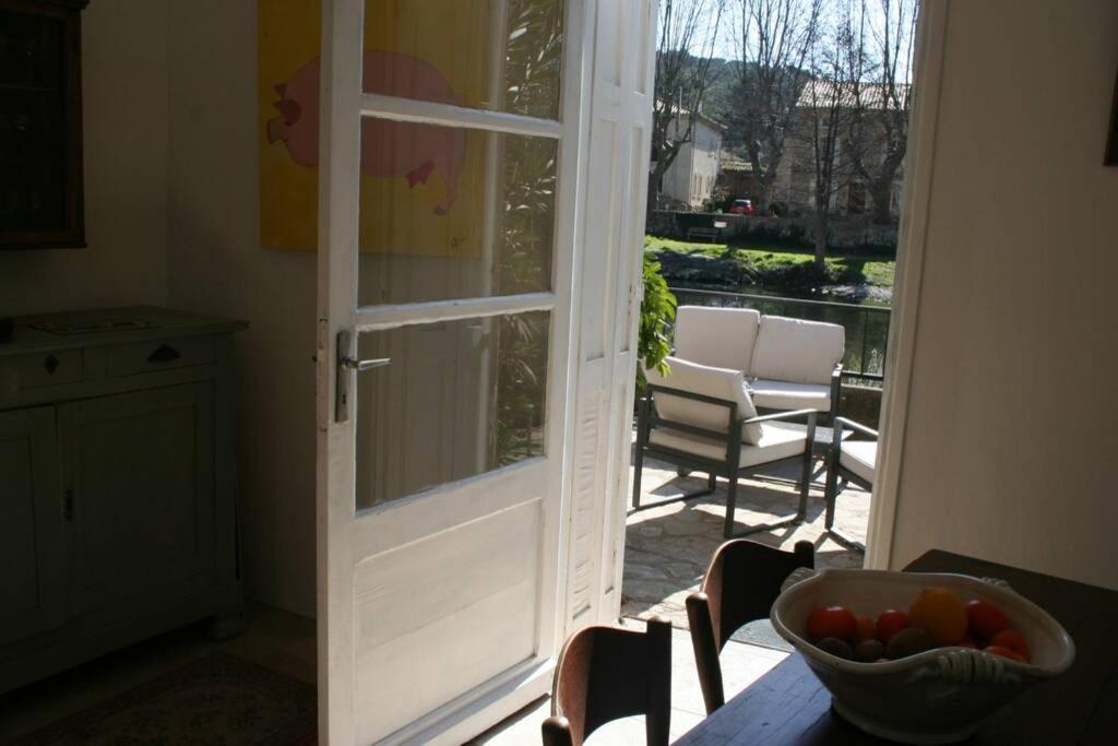 Character Filled House Overlooking The River Cesse Bize-Minervois Luaran gambar